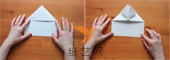 然后按照折痕來進行折疊