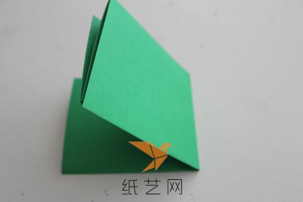 然后對折