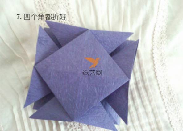 折紙美麗浪漫的折紙花球制作教程