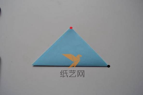 將兩個對角對折