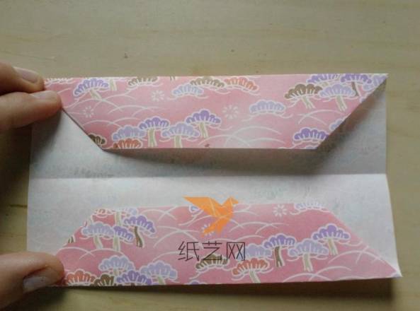 接著進行折疊